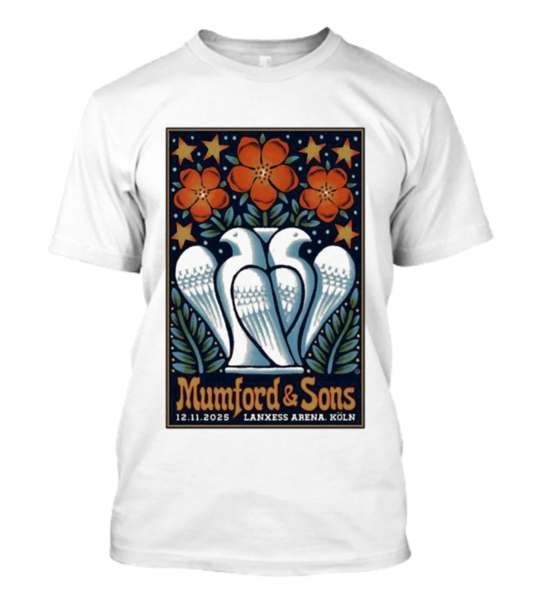 Mumford And Sons Cologne Lanxess Arena November 12 2025 Event Art T-Shirt