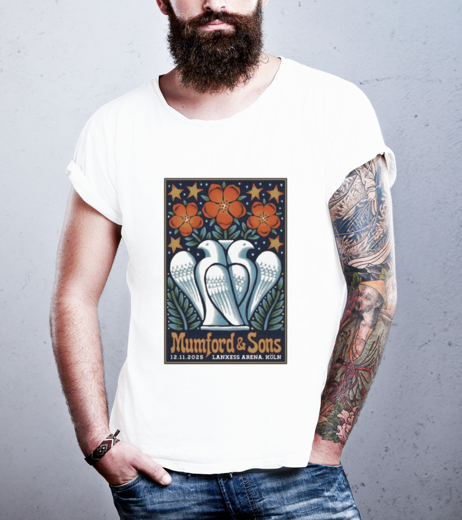 Mumford And Sons Cologne Lanxess Arena November 12 2025 Event Art T-Shirt