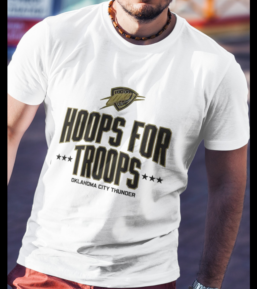 Hoops For Troops Oklahoma City Thunder T-Shirt