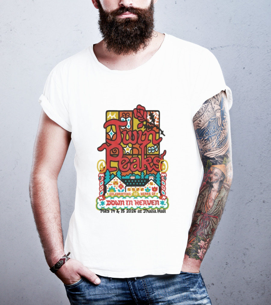 Twin Peaks 2026 Concert May 14-15 Thalia Hall Event Retro Style T-Shirt