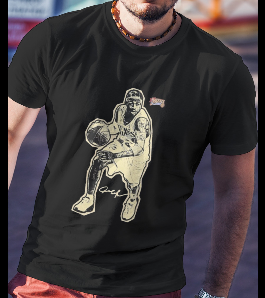 Allen Iverson 76ers Basketball Icon Philadelphia Legend T-Shirt