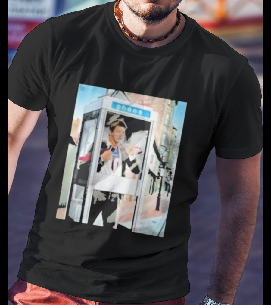 Drake Maye New England Patriots Phone Booth T-Shirt