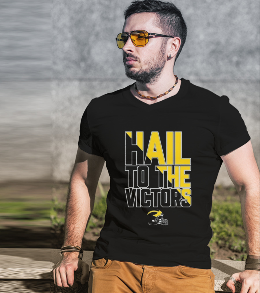 Michigan Wolverines Hail To The Victors T-Shirt