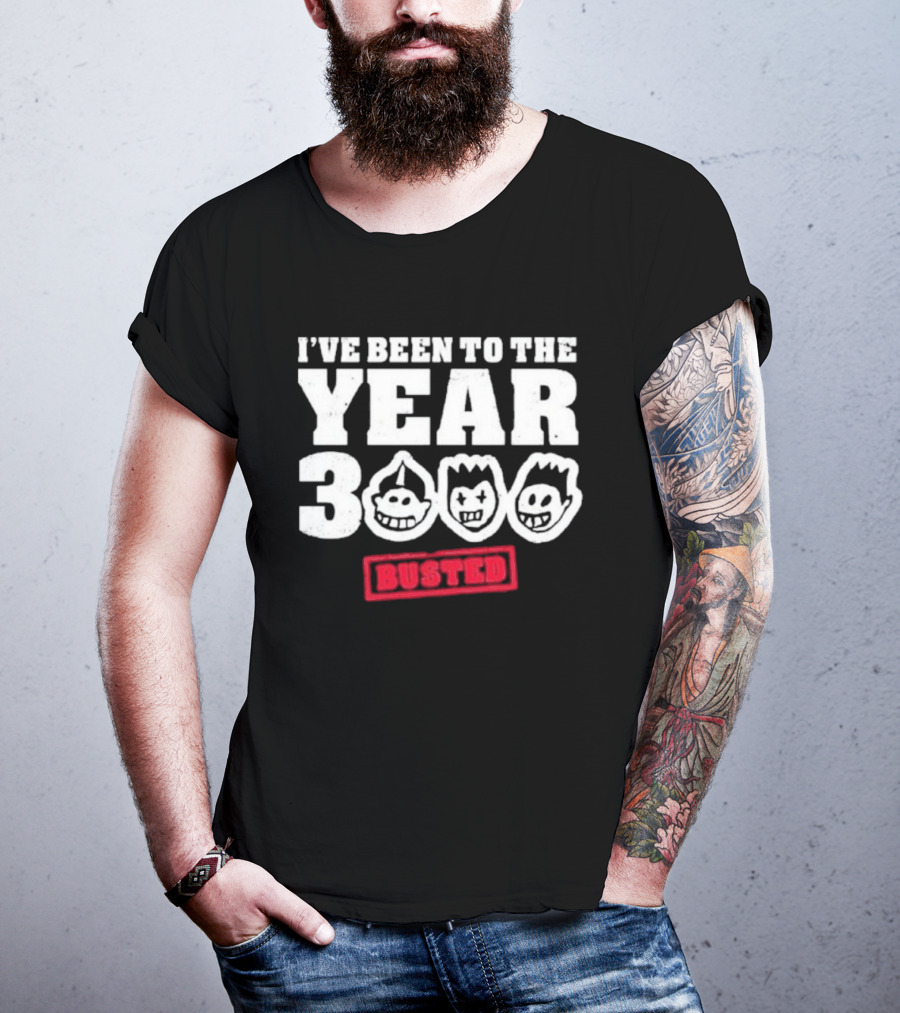 I’ve Been To The Year 3000 Busted Faces T-Shirt