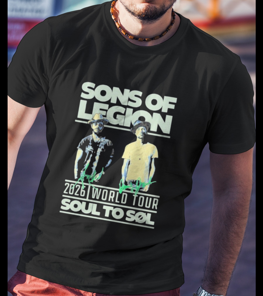 Sons Of Legion 2026 World Tour Soul To Søl T-Shirt
