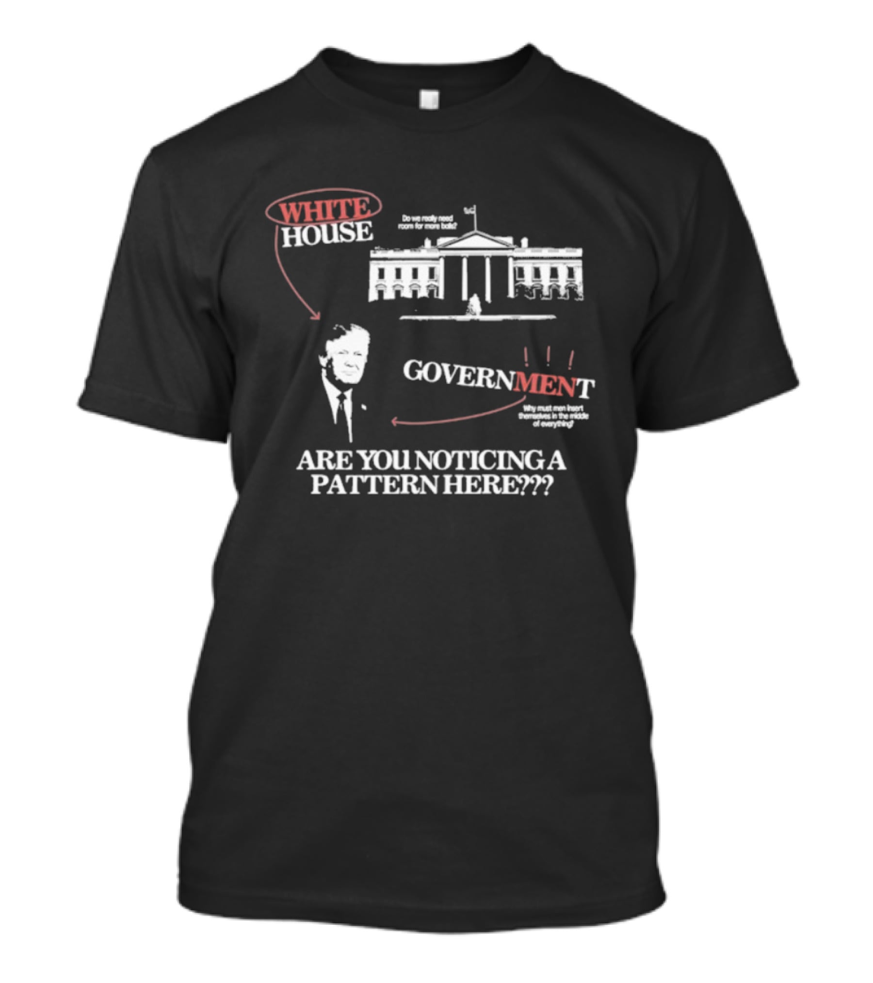 White House Government Are You Noticing A Pattern Here T-Shirt