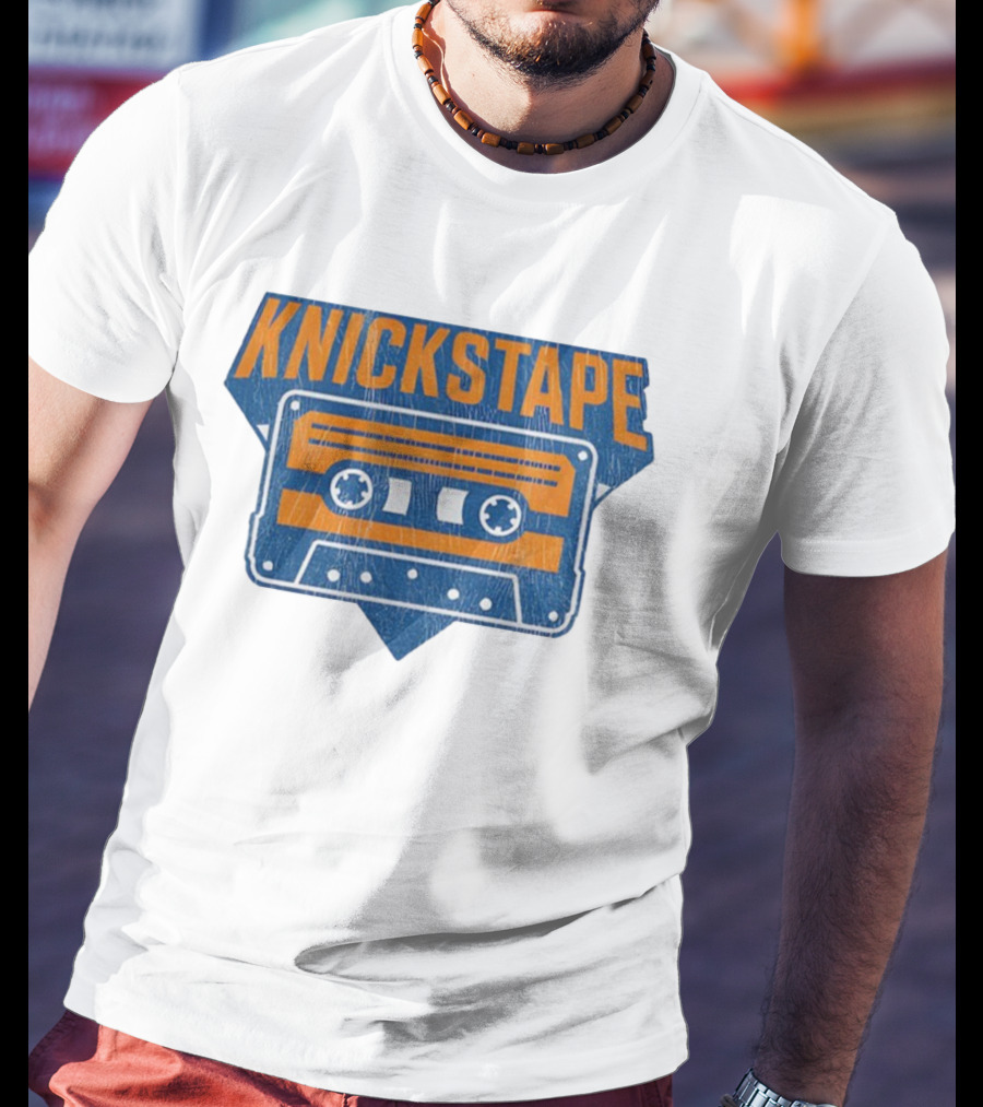 Knickstape Cassette New York Knicks Retro Fan Gear T-Shirt
