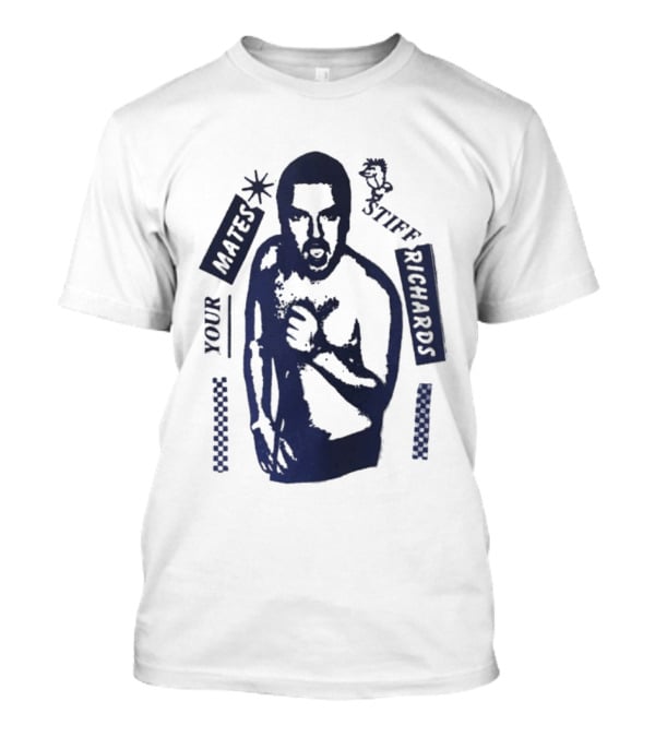 Stiff Richards Your Mates Star Portrait Monochrome T-Shirt