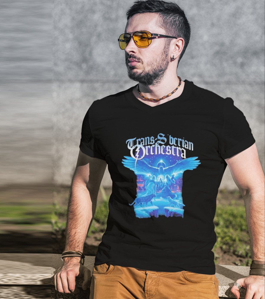 Trans-Siberian Orchestra Winter Wizards Angelic Magic Scene T-Shirt