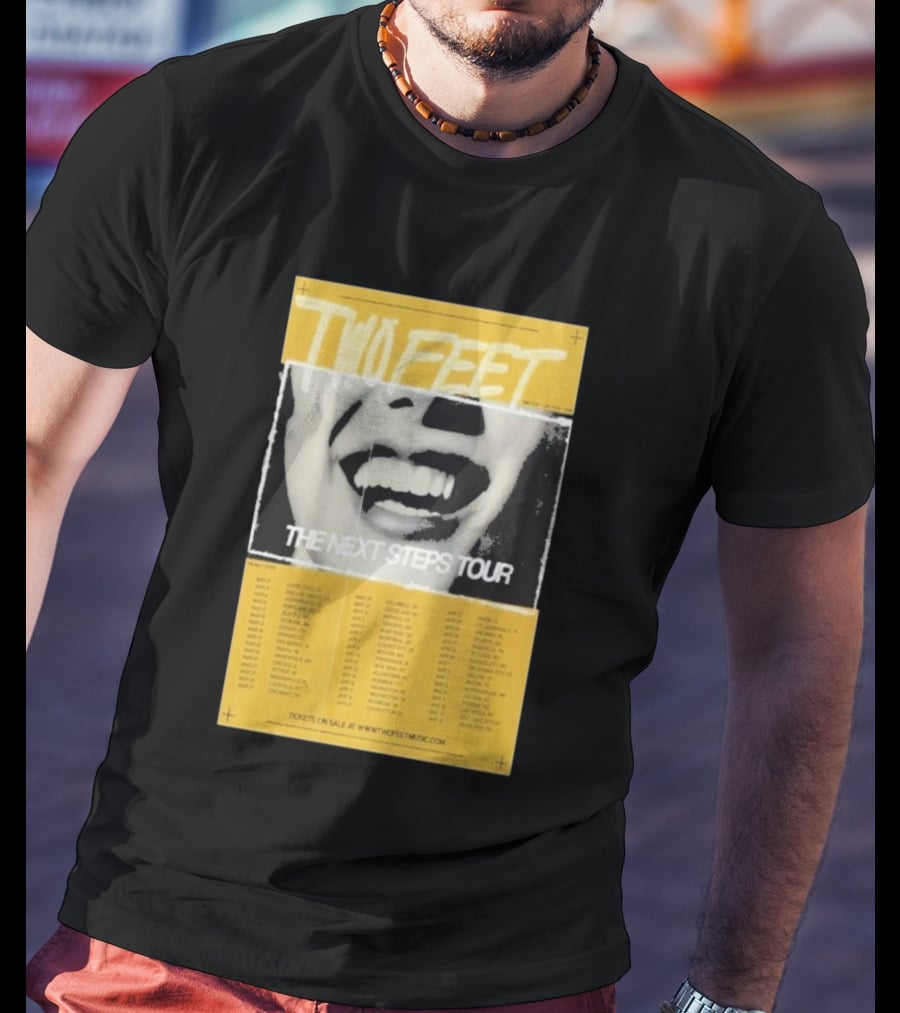 Two Feet The Next Steps Tour 2026 Dates Santa Cruz Boston Tickets On Sale T-Shirt