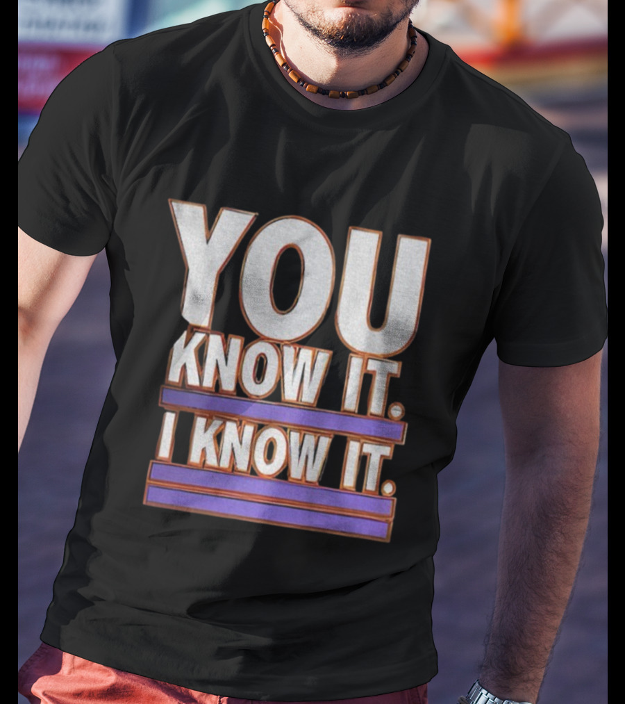 Zack Ryder You Know It I Know It WWE Broski T-Shirt