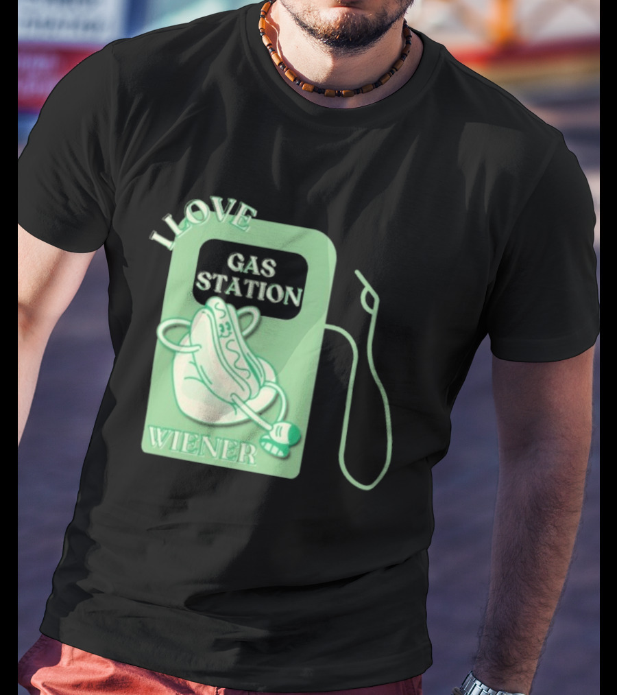 I Love Gas Station Wiener AlexNorimaki T-Shirt