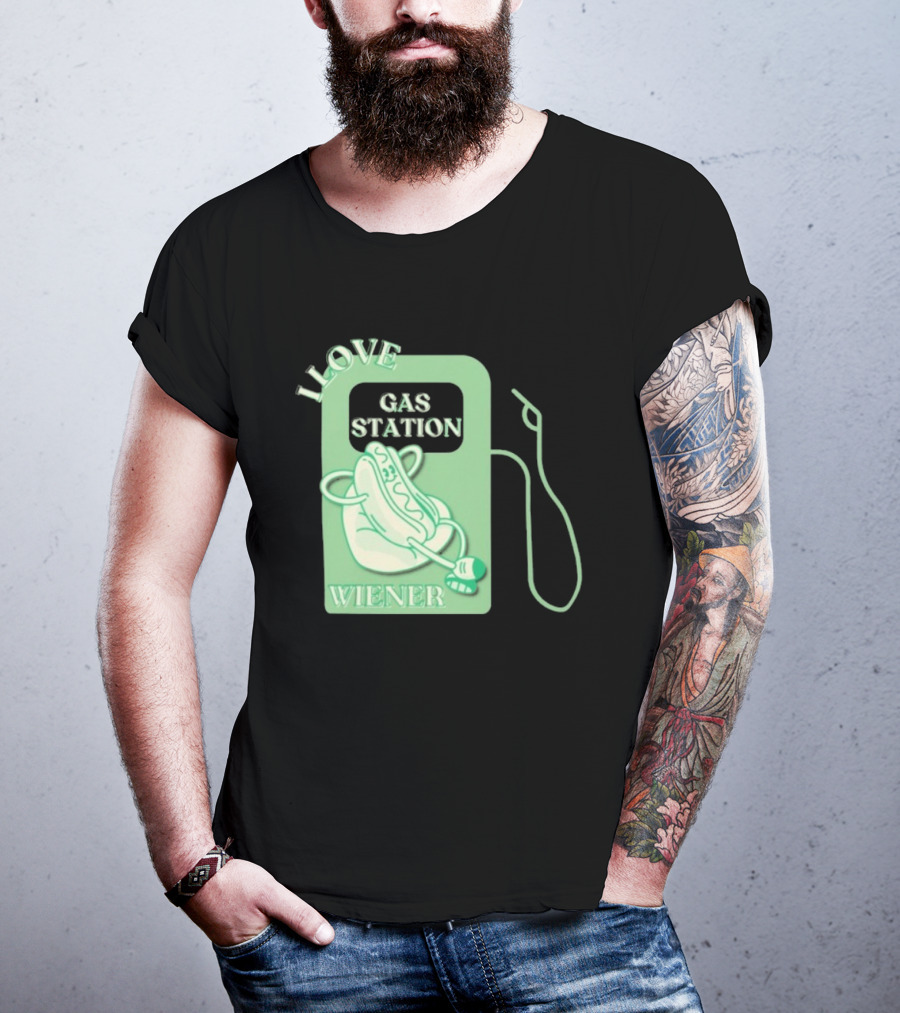 I Love Gas Station Wiener AlexNorimaki T-Shirt