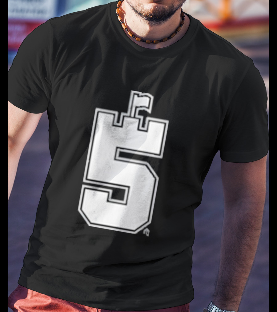 CA5TLE Number 5 Emblem With Flag Quadrant T-Shirt