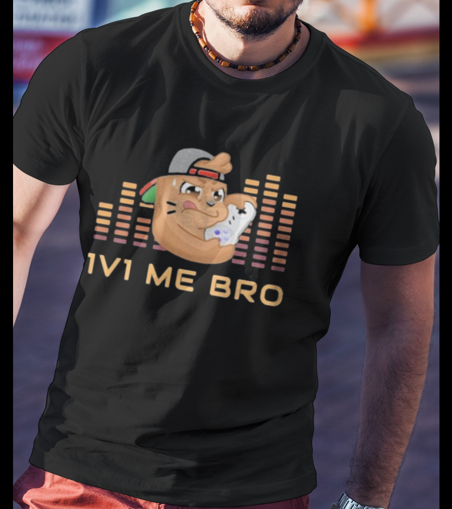 ``` Chambo 1V1 Me Bro Gaming Challenge With Angry Controller Snack ``` T-Shirt