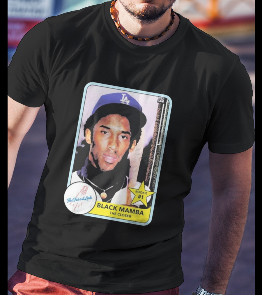 Chef Héla Wearing The Forest Lab Black Mamba The Closer Card Rookie #1 T-Shirt