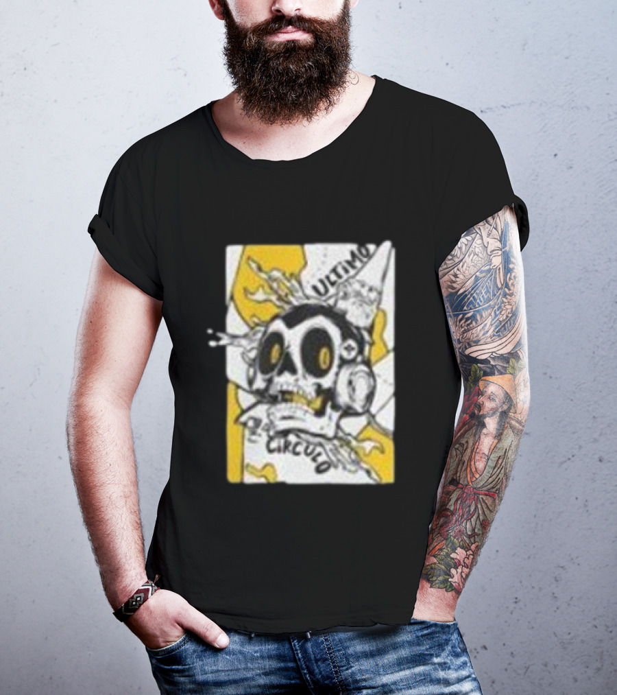 El Ultimo Circulo Legado Ghostcito Skull Headphones Explosion T-Shirt