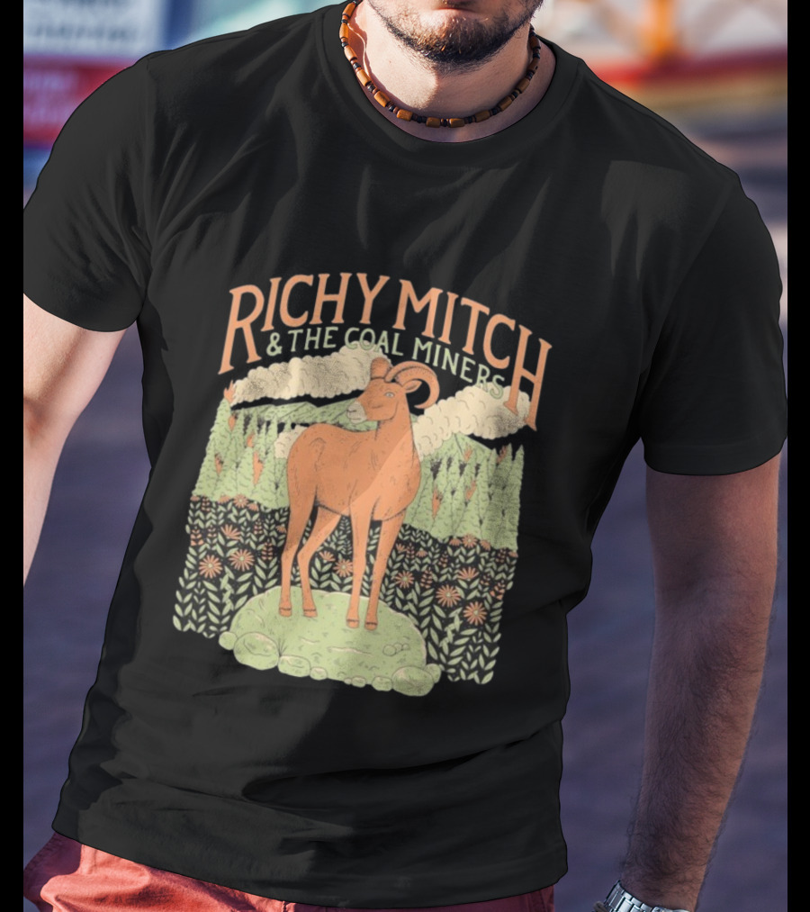 Richy Mitch And The Coal Miners Bighorn Goat Forest Scene T-Shirt
