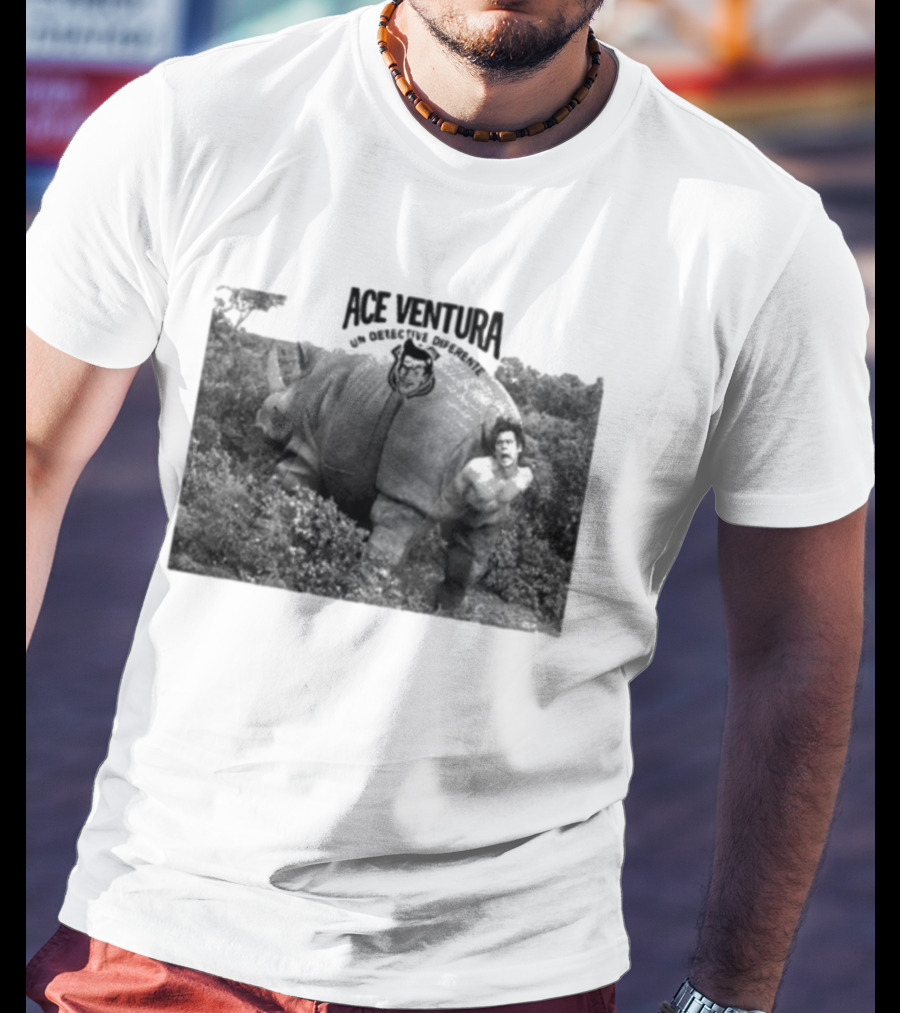Ace Ventura Un Detective Diferente Rhino Escape Scene T-Shirt