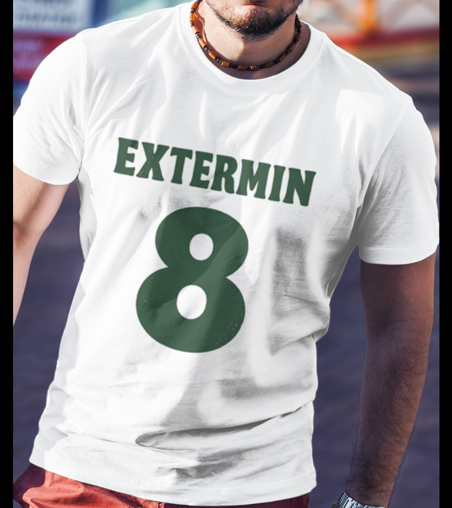 Extermin 8 Signs Of The Swarm Exterminators Text Don’t Call Bunning Noise T-Shirt