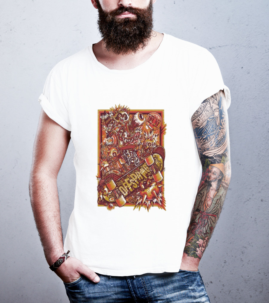 The Offspring Crazy Cartoon Graphics O2 Arena Nov 14 2025 T-Shirt