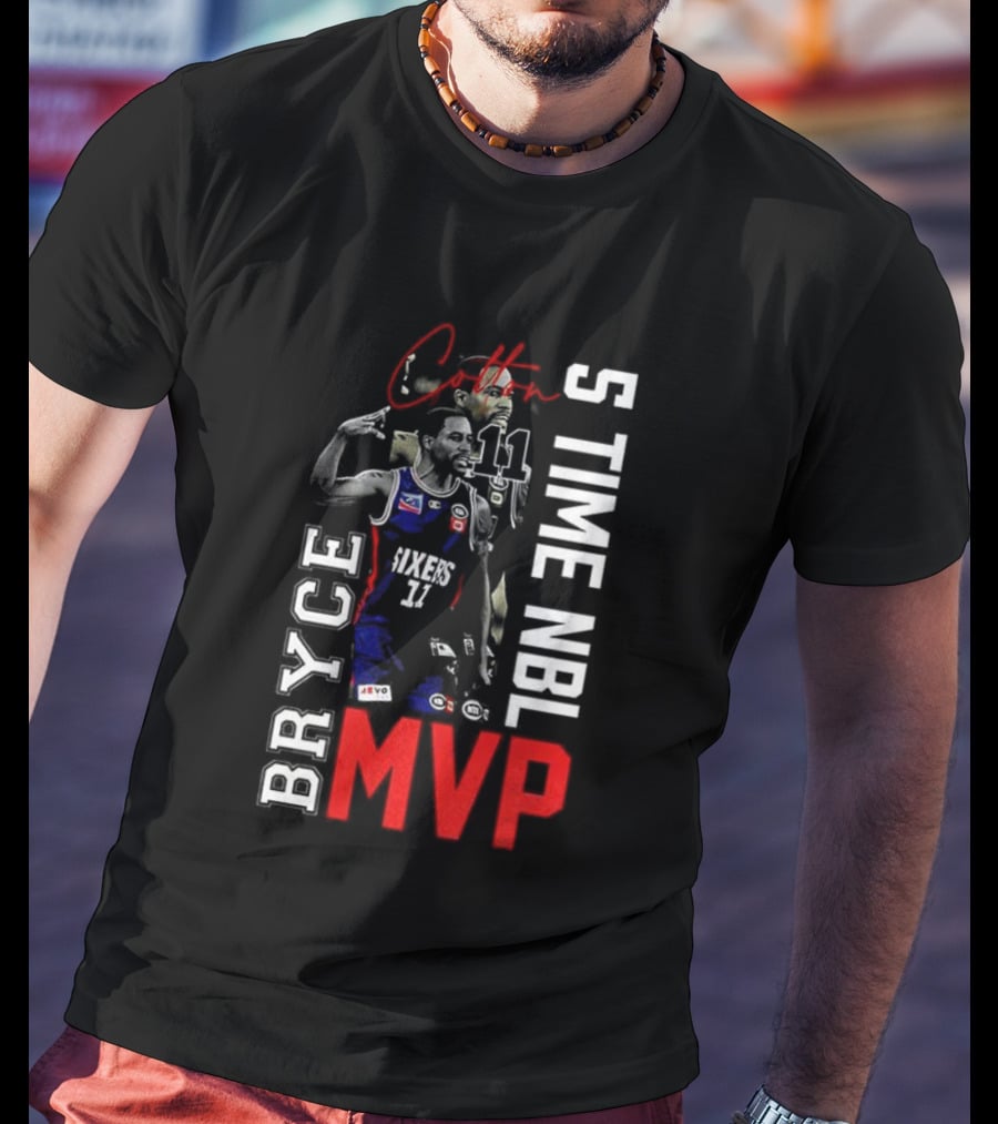Bryce Cotton 5 Time NBL MVP Adelaide 36ers T-Shirt