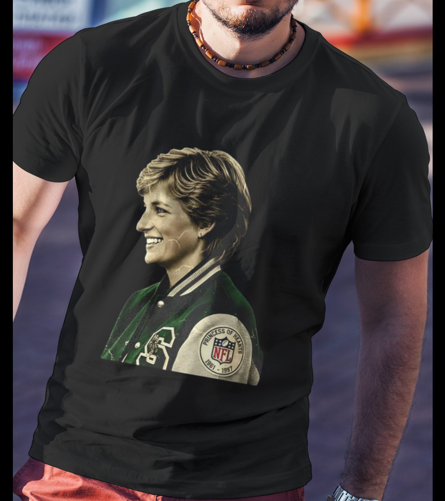 Diana Princess Of Hearts 1961-1997 NFL Philadelphia Eagles T-Shirt