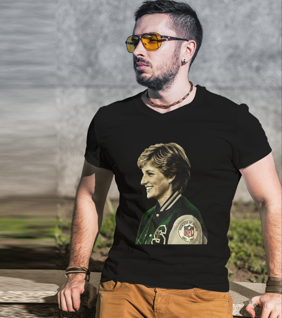 Diana Princess Of Hearts 1961-1997 NFL Philadelphia Eagles T-Shirt