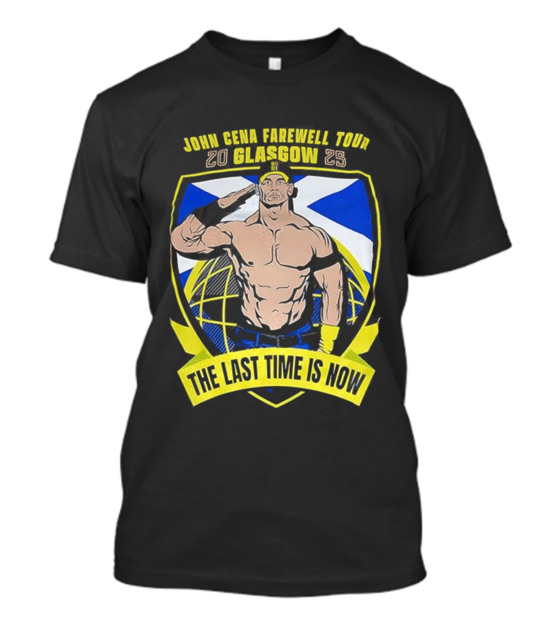 John Cena Farewell Tour Glasgow 2025 The Last Time Is Now T-Shirt