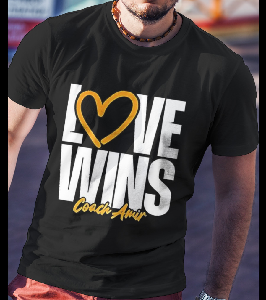 Kennesaw State Owls Love Wins Coach Amir Logo T-Shirt