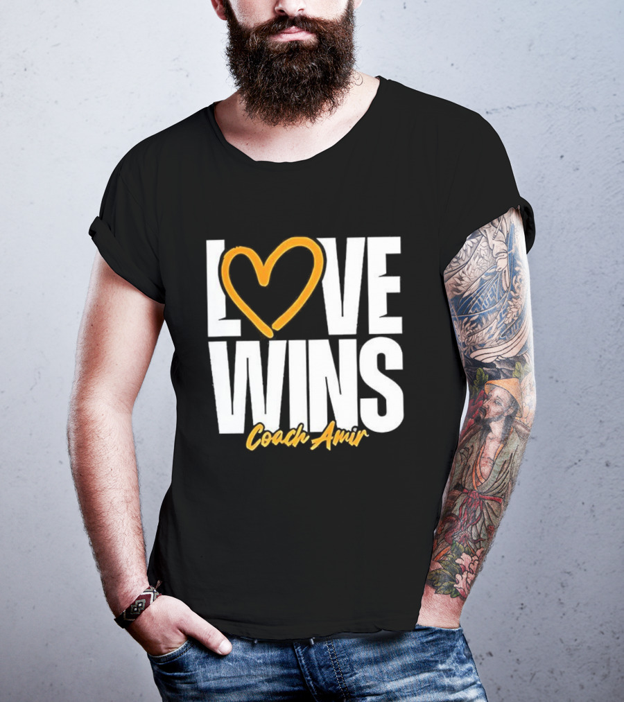 Kennesaw State Owls Love Wins Coach Amir Logo T-Shirt