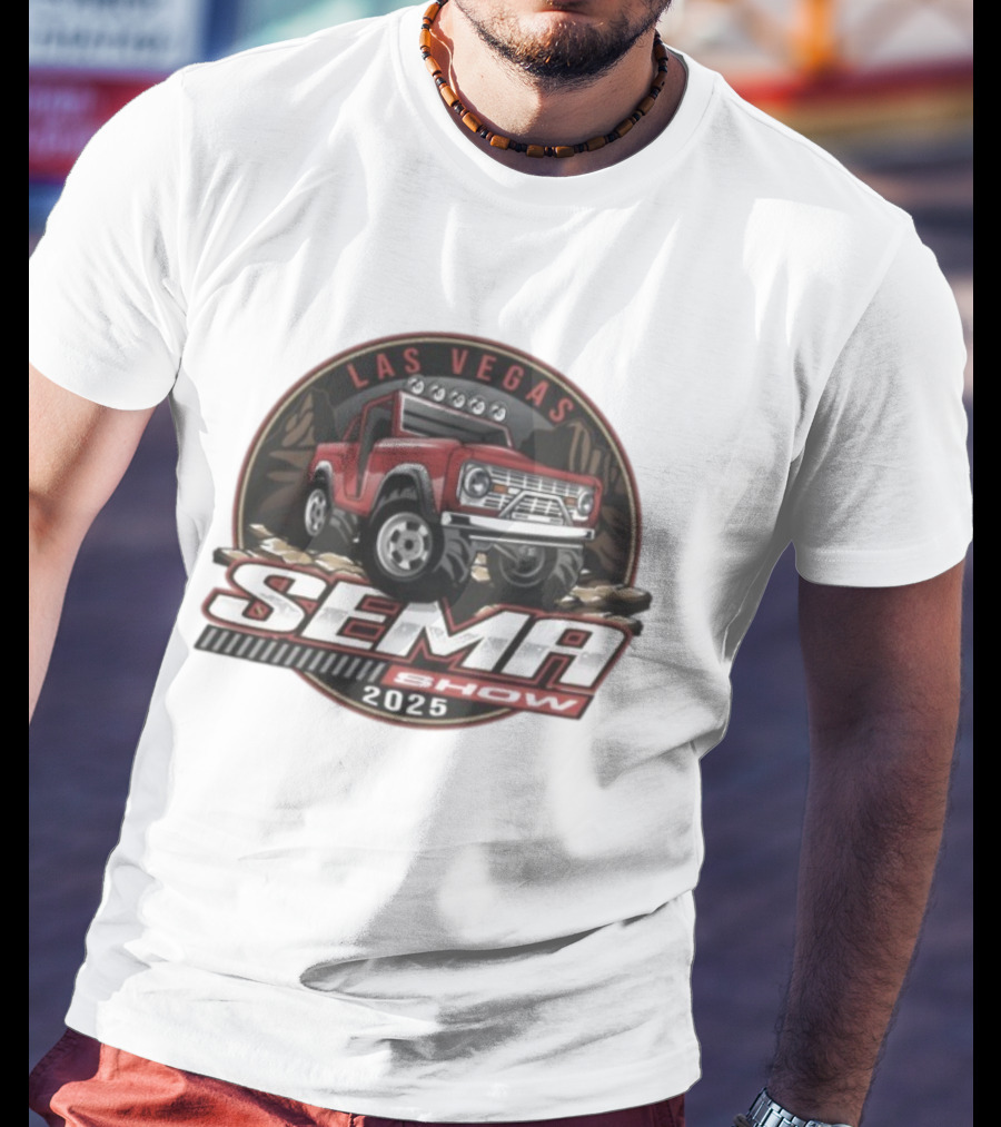 SEMA Show Las Vegas 2025 Bronco 4x4 Adventure Vehicle T-Shirt