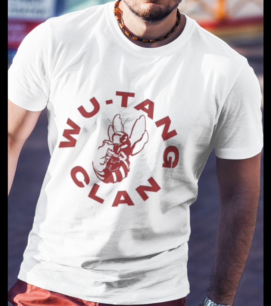 Wu Tang Clan Beez United Logo Bees Graphic T-Shirt