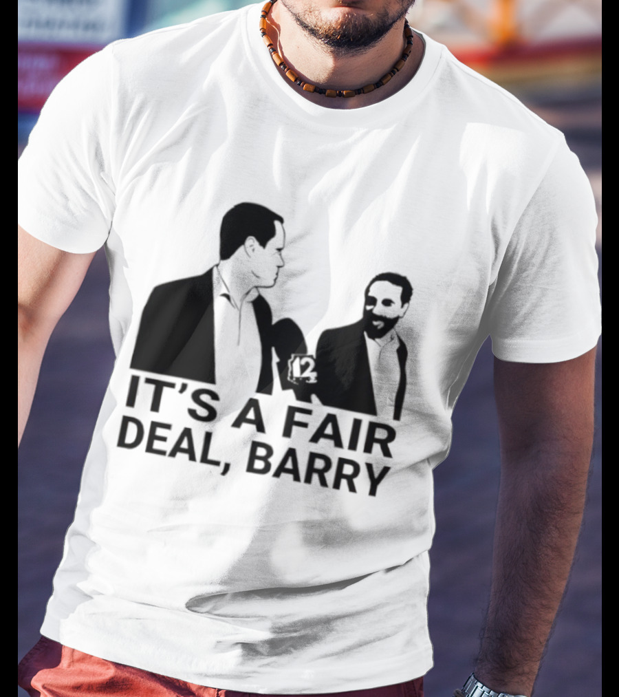 It's A Fair Deal Barry Meme Silhouette Conversation T-Shirt