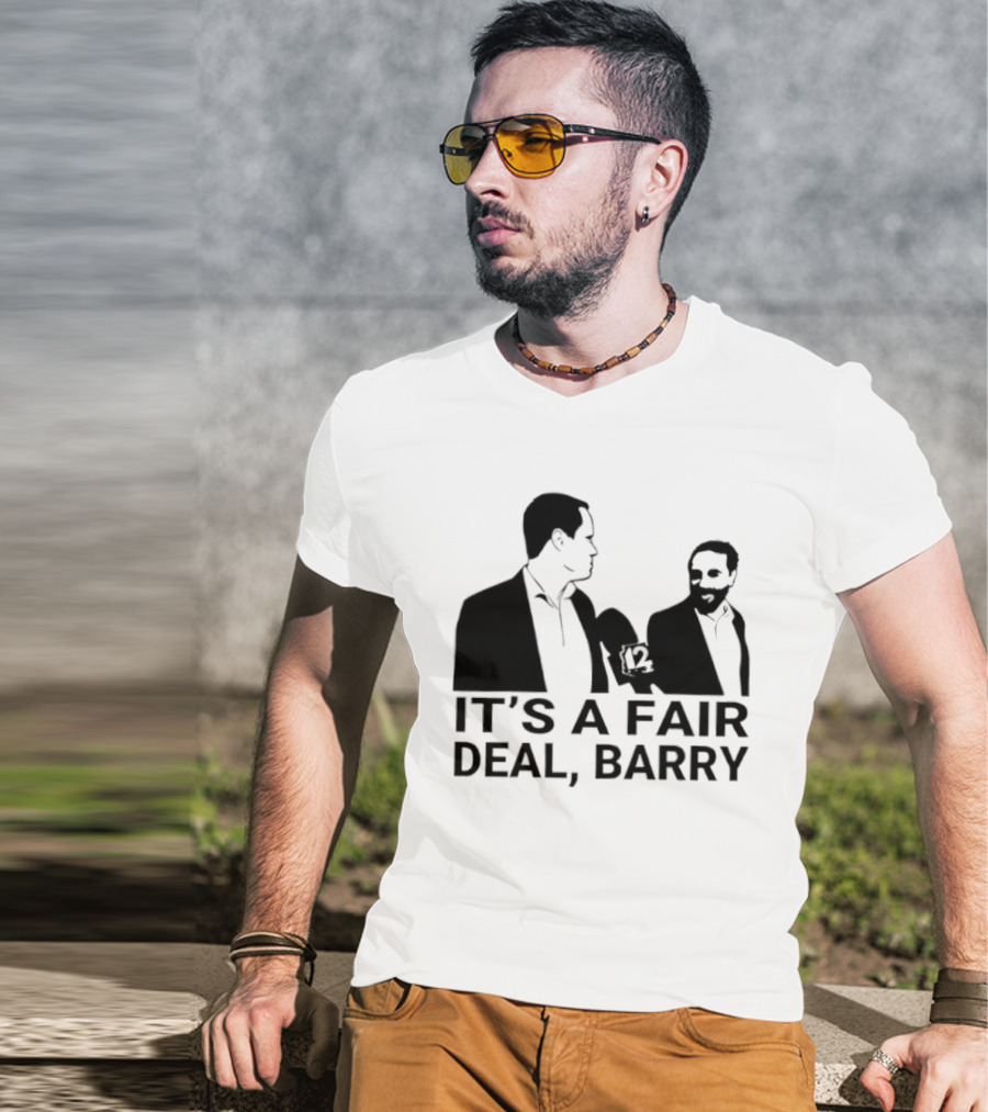 It's A Fair Deal Barry Meme Silhouette Conversation T-Shirt