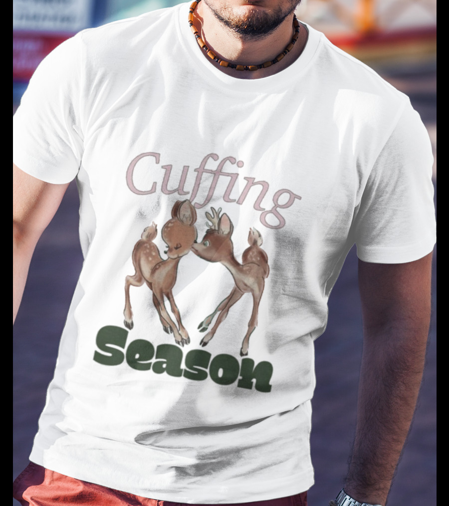 Cuffing Season Deers Kiss T-Shirt