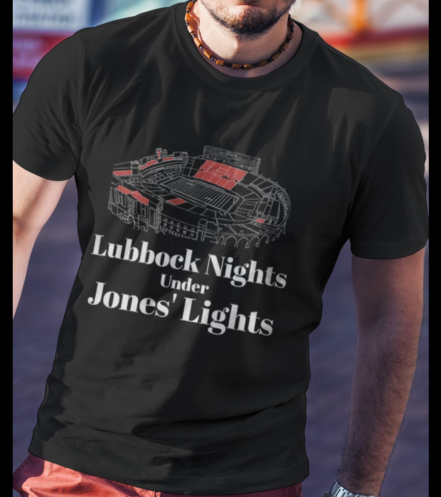 Texas Tech Red Raiders Lubbock Nights Under Jones’ Lights Stadium 2025 T-Shirt