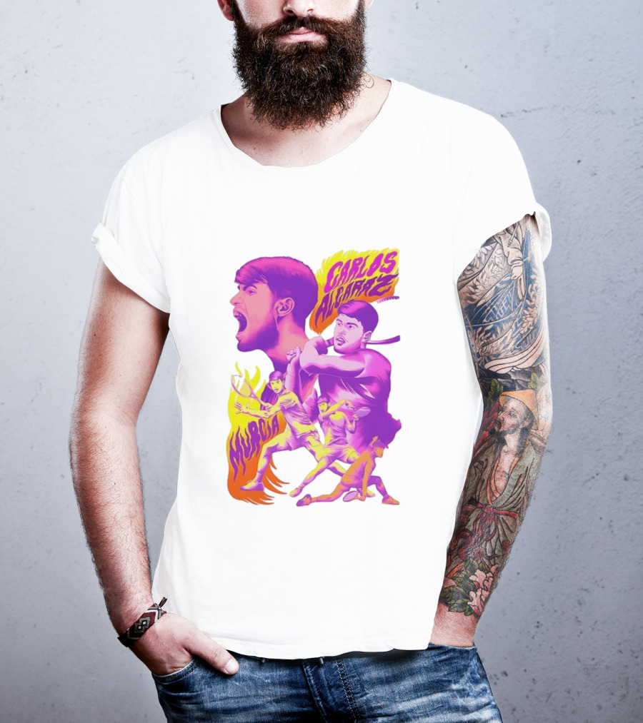 Carlos Alcaraz Murcia Tennis Legend Illustrated Champion T-Shirt