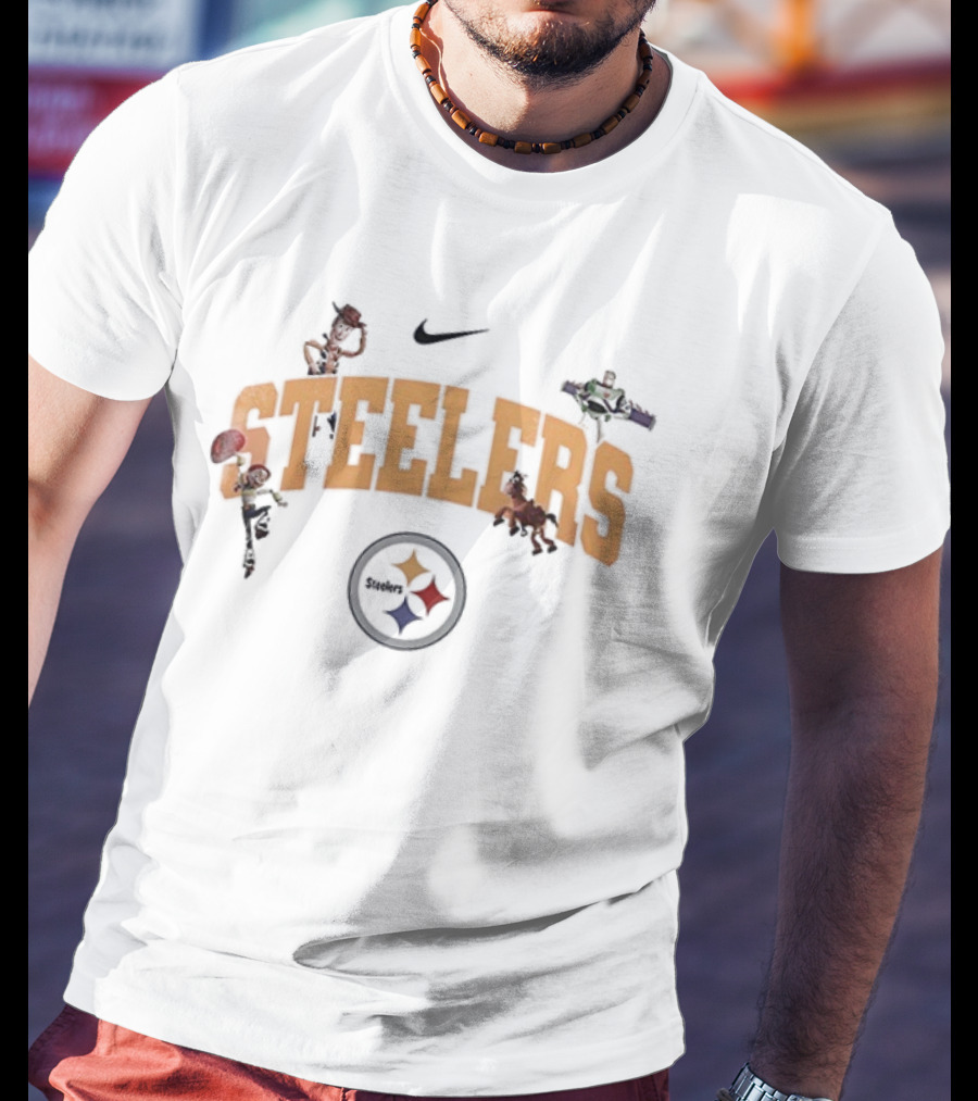 Pittsburgh Steelers Toy Story Characters Collaboration T-Shirt
