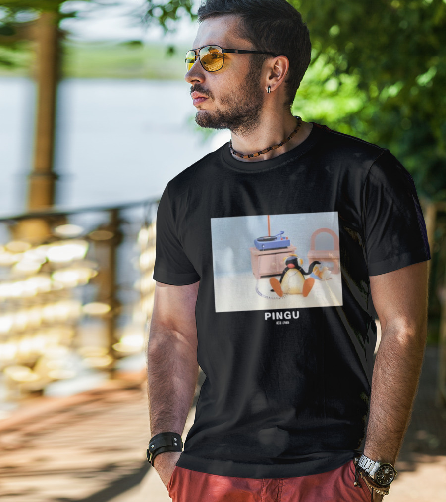 Pingu Chill 1986 Retro Music Vibes T-Shirt