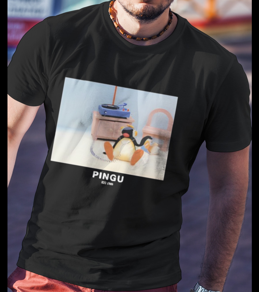 Pingu Chill 1986 Retro Music Vibes T-Shirt