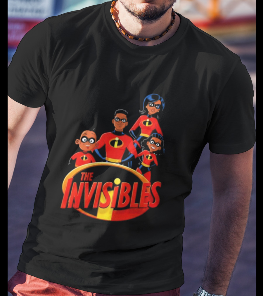 The Invisibles Characters The Incredibles Parody Superhero Family T-Shirt