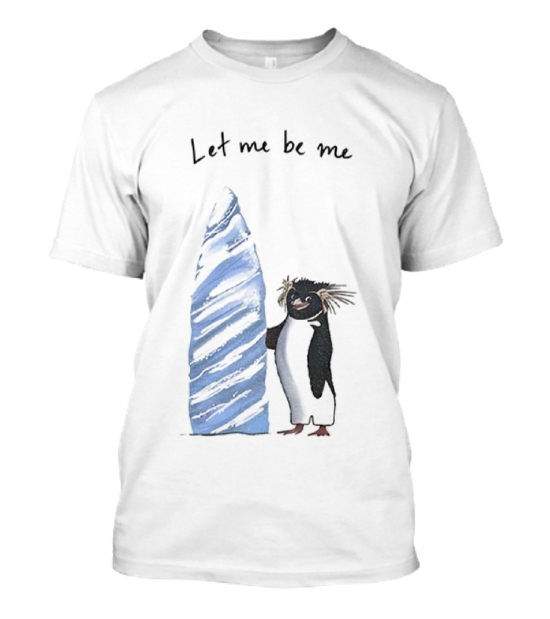 Cody Maverick Let Me Be Me Penguin With Surfboard T-Shirt