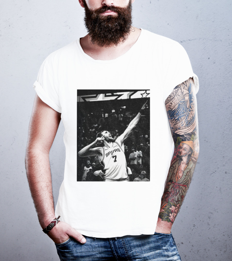 De’Aaron Fox Luke Kornet San Antonio Spurs Basketball Vintage T-Shirt