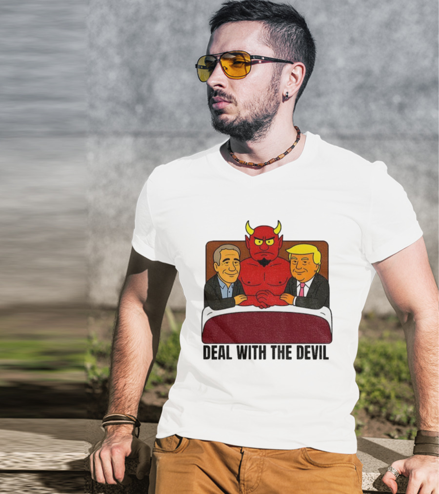 Deal With The Devil Trump Epstein Satan South Park T-Shirt