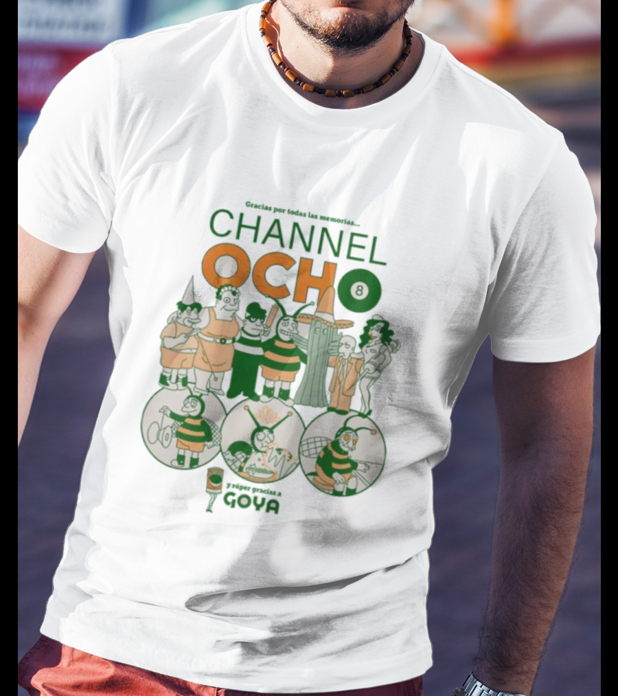 Gracias Por Todas Las Memorias Channel Ocho Characters And Scenes T-Shirt