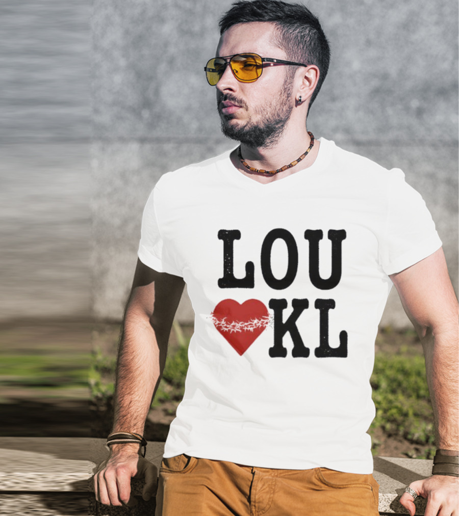 Knocked Loose Heart LOU KL Red Love T-Shirt