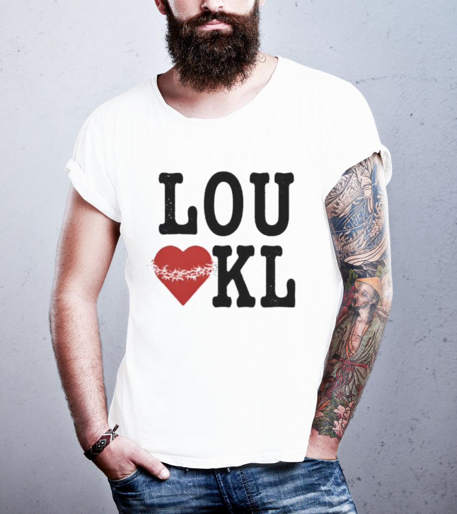Knocked Loose Heart LOU KL Red Love T-Shirt