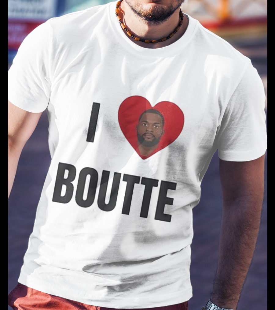 I Love Boutte New England Patriots Kayshon Boutte T-Shirt