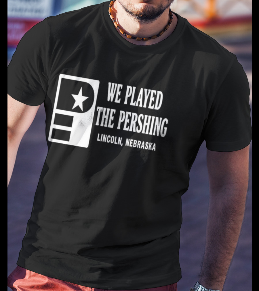 We Played The Pershing Lincoln Nebraska Star Icon T-Shirt